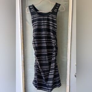 Liz Lange Black and White Striped Dress